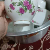 گل سرخی|ظروف سرو و پذیرایی|قم, نیروگاه|دیوار