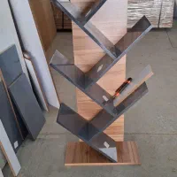 فروش کتابخانه طرح درختی MDF|کتابخانه، شلف، قفسه‌های دیواری|بانه, |دیوار