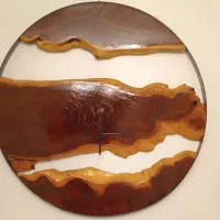 ساعت چوبی دیواری