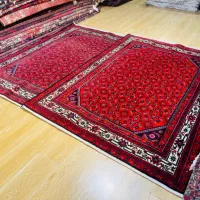 جفت قالیچه حسین اباد طرح افشان|فرش|تهران, سلسبیل شمالی|دیوار