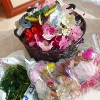 گل های کریستالی|گل مصنوعی|لاهیجان, لاشیدان|دیوار