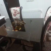 مبل ۷نفره همراه با میز ناهارخوری و ۴عدد صندلی|مبلمان خانگی و میز عسلی|هشتگرد, شهرک ارم شرقی|دیوار