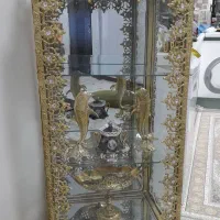 مینی بوفه برنجی و ساعت برنجی