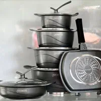 سرویس قابلمه چکشی(معاوضه کالاب کالا) عضو کانال شو|ظروف پخت‌وپز|قم, شهید رجایی|دیوار