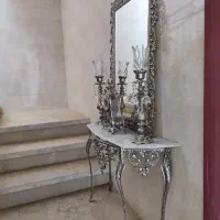 آینه شمعدان برنجی