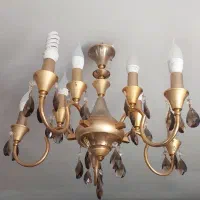 ۳عدد لوستر ۵ شاخه آب طلا