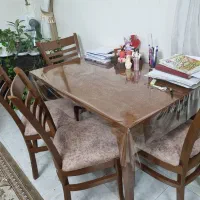 فروش یک دست میز و صندلی نهارخوری شیک و نو|میز و صندلی غذاخوری|کازرون, |دیوار