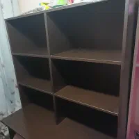 فروش دوعددمیزتحریروکتابخانه کاملانو دردورنگ|میز تحریر و کامپیوتر|شیراز, منطقه هوایی شهید دوران|دیوار