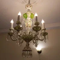 ۳ عدد لوستر  کریستالی