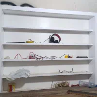 قفسه کتابخانه و....