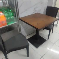فروش میز و صندلی دونفره رستوران و فست فود