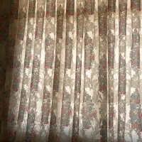 پرده زبرا و پرده حریر و روتختی بسیار شیک