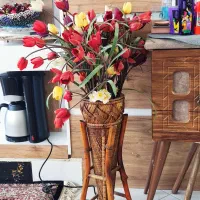 گل گلدان مصنوعی