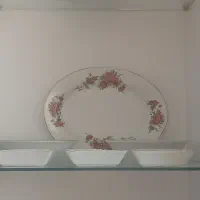 ست چینی گل سرخ|ظروف سرو و پذیرایی|کهریزک, |دیوار