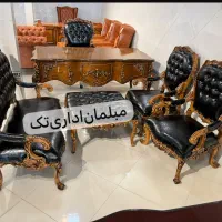 مبل اداری /میزالماسصفحه جناقی هشت پایه|مبلمان اداری|چهاردانگه (تهران), |دیوار