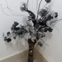 دو عدد گلدان|گل مصنوعی|خوی, |دیوار