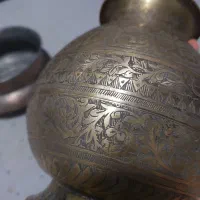 بادیه دخل مسی ارده دان قلم|کلکسیون اشیاء عتیقه|تهران, یافت آباد شمالی|دیوار