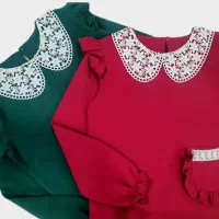 بلوز یلدایی قرمز و سبز