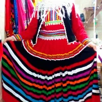 دوخت لباس محلی بزرگسال وبچه گانه