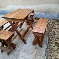 میز و صندلی تاشو (کمپینگ و کافه ای)|میز و صندلی غذاخوری|فیروزآباد (فارس), |دیوار