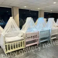 گهواره سنتی سیسمونی نوزاد ننو تخت کنار مادر مدل z