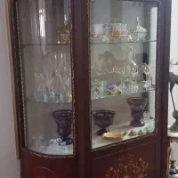 بوفه تمام چوب با معرق کاری|بوفه، ویترین، کنسول|قم, دورشهر|دیوار