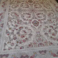 فرش بسیار زیبا۷۰۰شانه طرح ۱۲۰۰ گل برجسته|فرش|بوکان, |دیوار