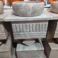 روشویی سنگی با آینه|لوازم سرویس بهداشتی|خرمآباد, |دیوار