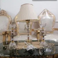 یک جفت جا شمعی با چراغ خواب