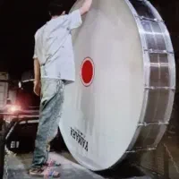 طبل ۲ متری استیل نو