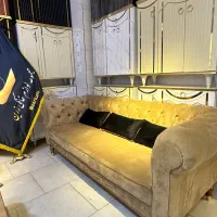 مبلمان کرم مشکی چستر زرین کالا|مبلمان خانگی و میز عسلی|یاسوج, |دیوار