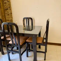 میز غذاخوری ۴ نفره تمام چوب تمیز و درحدنو|میز و صندلی غذاخوری|زنجان, |دیوار