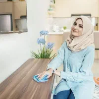 نظافتچی خانم مرتب منظم بی حاشیه فقط پونک