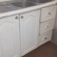 کابینت ظرف شویی دو لگنه اخوان