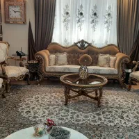 ست مبلمان ۹نفره با پرده وساعت نونو مناسب جهاز|حراج|تهران, کرمان|دیوار