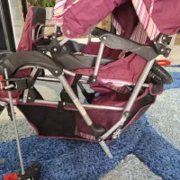 کالسکه دوقلو براوو پشت سرهم استفاده نشده نو نو|کالسکه و لوازم جانبی|شیراز, شهرک مفتح|دیوار