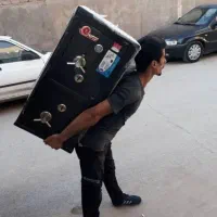 باربری تخلیه بارگیری یخچال سایدکارگرخالی گاوصندوق