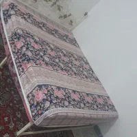 تخت خواب وتشک دونفر کاملآ سالم  وتمیز|تشک تختخواب|دزفول, |دیوار