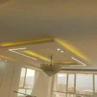 کناف لاین نوری نقاشی دکور تی وی تایل|خدمات پیشه و مهارت|بیرجند, |دیوار