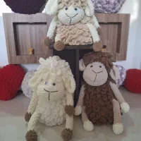 عروسک بره ناقلا دست بافت