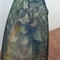 نقاشی روی چوب