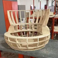 کلاف مبل راحتی از جنس پلای وود برش با دستگاه cnc|مبلمان خانگی و میز عسلی|چهاردانگه (تهران), |دیوار