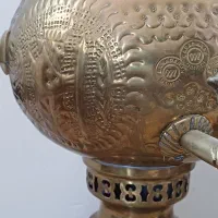 سماور ۶ لیتری برنجی برنز برنج|سماور، چای‌ساز، قهوه‌ساز|رباط‌کریم, شترخوار|دیوار