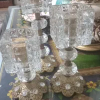 شمعدان پایه برنجی