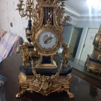 میز کنسول و آینه به همراه ساعت و دو شمعدان|بوفه، ویترین، کنسول|کرج, گلشهر|دیوار