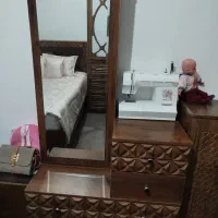کمد سرویس کامل تخت خواب تشک رویال با میز آرایش|تخت و سرویس خواب|تهران, شهرک استقلال|دیوار