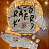 تیراژ عمده - ست لبوبو جیبدار طوسی|کفش و لباس بچه|نیشابور, ابراهیمی|دیوار