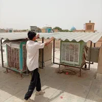 جوشکاری ونصب سایبان کولر