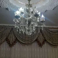 لوستر برنجی ۵ شعله