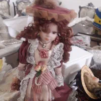 دوعدد  عروسک سرامیکی  نو خارجی